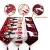 ZSZBACE Weihnachten Tischläufer mit neugierigen Elchen und Schneeflocken Filigrane Stickerei Eyecatcher Winter Weihnachten, Dekorative Weihnachten Tischdekoration (35x180cm) (Tree) - 4