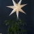 EGLO Weihnachtsstern für innen, Dekostern beleuchtet aus Papier zum Aufhängen, Fenster-Leuchtstern in Weiß, 3D Adventsstern mit Kabel, E14 - 2
