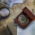 Viktorianische Kompass-Uhr aus Holz, London, handgefertigte Uhren, Tischplatte, Weihnachtsdekoration, Geschenkartikel - 1