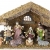 Britesta Krippe: Hochwertige Holz-Weihnachtskrippe, große handbemalte Porzellan-Figuren (Krippenstall) - 3